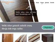 Tablet Screenshot of drvoprometkula.rs